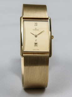 Voorbeeld gouden horloge dat we hebben gemaakt